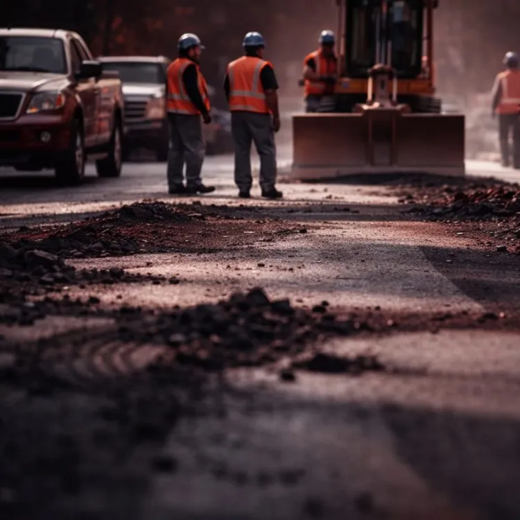 Public infrastructure works in progress